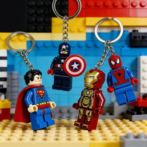 Lego keychains superman - lego,