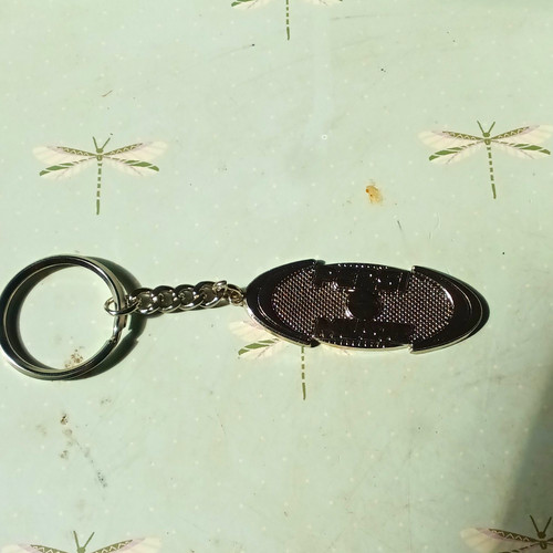 Batman logo metal oval - logo,