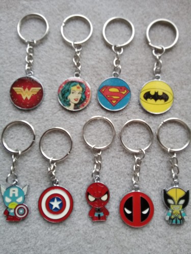 Super hero keyring enamel - keyring,