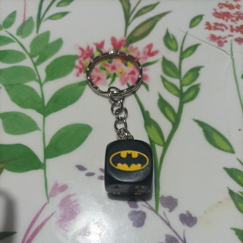 Batman dice keychain - dice, keyring