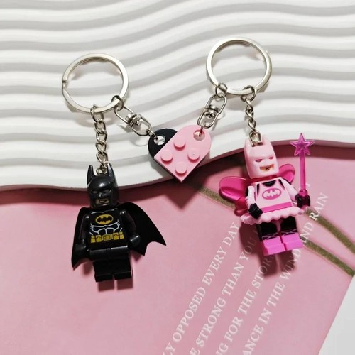 Pink fairy batman - fairy, keychain
